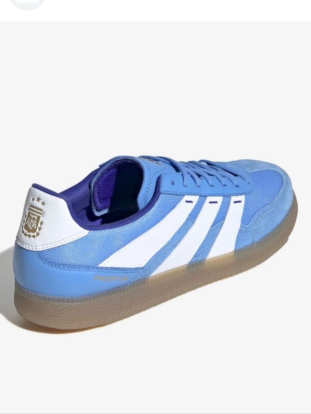 Adidas Argentina (AFA) Predator Freestyle Indoor/ Outdoor Sneakers Blue Mens 10